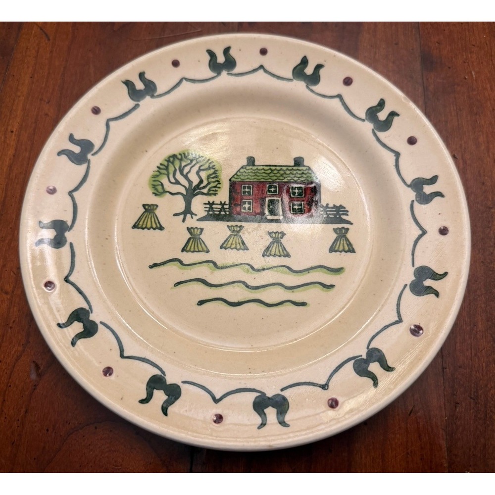 Vintage Metlox Poppytrail Homestead Provincial Salad Plate 8.5" 1950s MCM